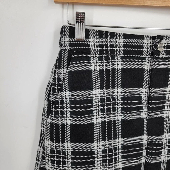VERO MODA Women's Fidela Plaid Skirt In Black Check Size S‎ NWT - Picture 4 of 11